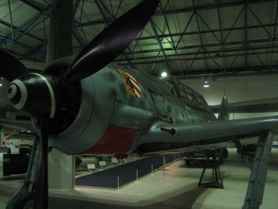 2 seater FW190
Photos from RAF Museum Hendon, London.
Keywords:  Hendon