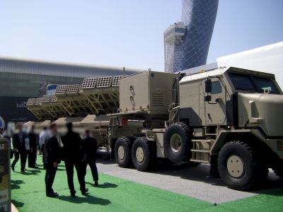 Jobaria Defense Systems truck-borne MRLS 
Photos of AFVs at the IDEX 2013 exhibition  

[url=http://www.ihs.com/events/exhibitions/idex-2013/news/feb-19/Behemoth-with-massive-firepower.aspx]Report from Janes here[/url]
