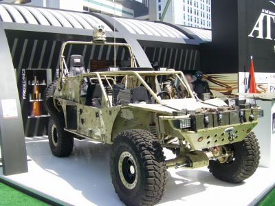 ATI off-road SF buggy 
Photos of AFVs at the IDEX 2013 exhibition 
