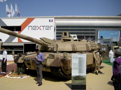Leclerc AFV from Nexter
Photos of AFVs at the IDEX 2013 exhibition  [url=http://en.wikipedia.org/wiki/Leclerc]Leclerc on Wikipedia[/url]
