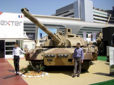 Leclerc 
Photos of AFVs at the IDEX 2013 exhibition [url=http://en.wikipedia.org/wiki/Leclerc]Leclerc on Wikipedia[/url]
