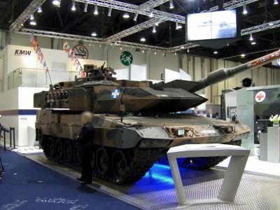 Leopard II
Photos of AFVs at the IDEX 2013 exhibition 
