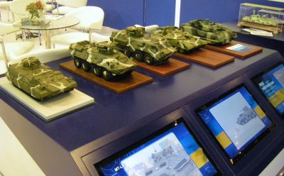 Ukrsexport's AFVs 
Photos of AFVs at the IDEX 2013 exhibition 
