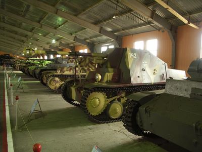 Wespe Sd KFz 124
On Pz II Chassis
