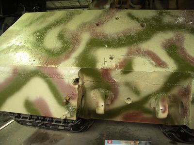 The only Maus tank in existance
more glacis plate damage close-ups
