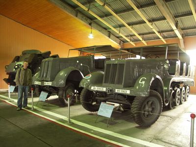Big half track trucks
