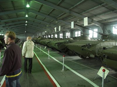 Russian Armoured car hall
