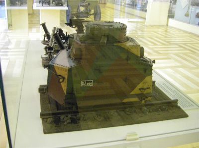 Funky armoured train model 
Photos from the [url=http://www.vhu.cz/cs/stranka/armadni-muzeum/]Prague Military Museum[/url] �i�kov, showcasing history of the Czech and Czechoslovak Military
