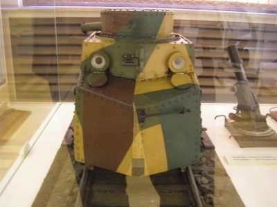 Funky armoured train model 
Photos from the [url=http://www.vhu.cz/cs/stranka/armadni-muzeum/]Prague Military Museum[/url] �i�kov, showcasing history of the Czech and Czechoslovak Military
