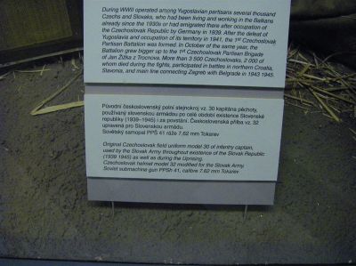 Caption for prior photo 
Photos from the [url=http://www.vhu.cz/cs/stranka/armadni-muzeum/]Prague Military Museum[/url] �i�kov, showcasing history of the Czech and Czechoslovak Military
