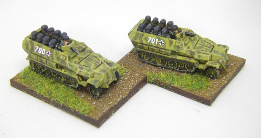 10mm WW2 Vehicles and Infantry for BKC, 10mm, Painted in 2021