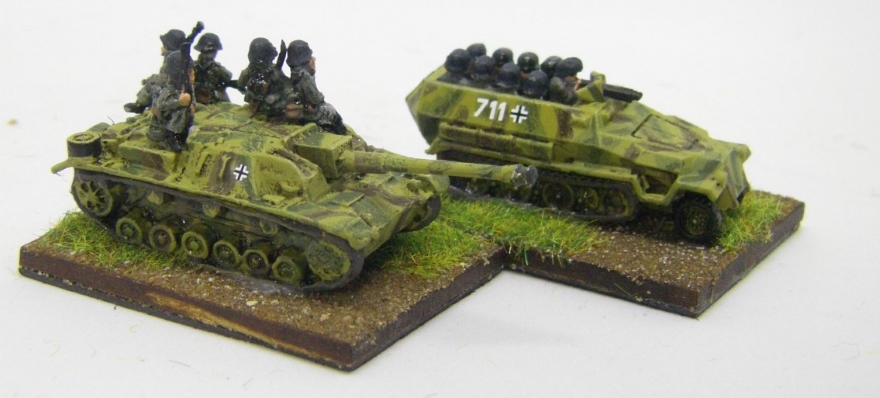 10mm WW2 Vehicles and Infantry for BKC, 10mm, Painted in 2021