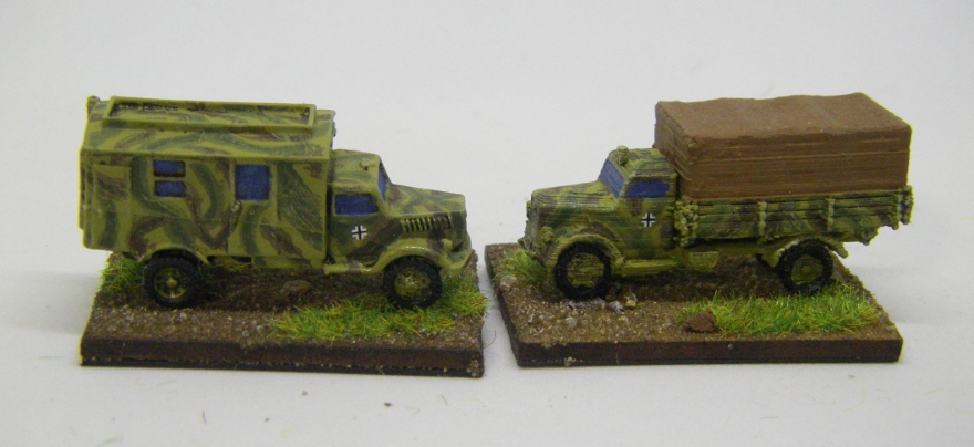 10mm WW2 Vehicles and Infantry for BKC, 10mm, Painted in 2021