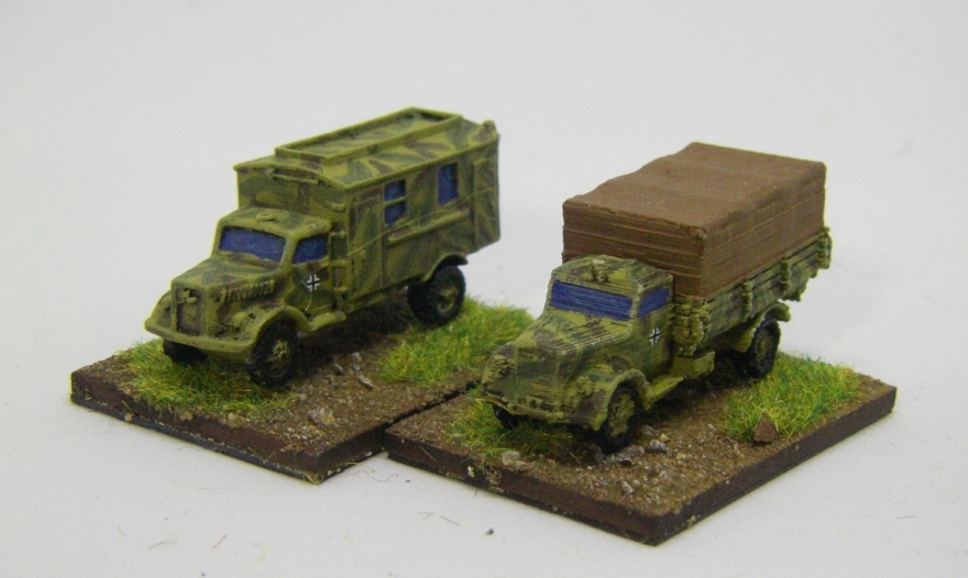 10mm WW2 Vehicles and Infantry for BKC, 10mm, Painted in 2021