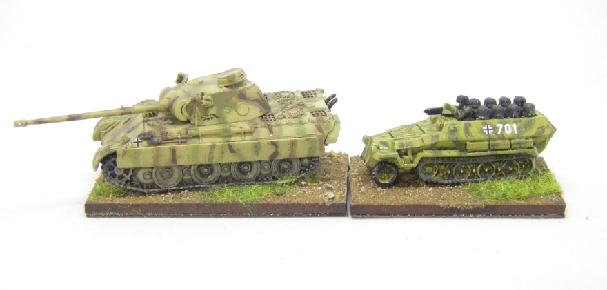 10mm WW2 Vehicles and Infantry for BKC, 10mm, Painted in 2021