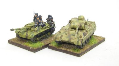 Pendraken StuG & Takara Panther
Tank riders from Arrowhead
