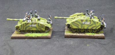 Stugs
The larger one is the new multi-part Arrowhead kit. The smaller one is an older, single piece but now discontinued version
