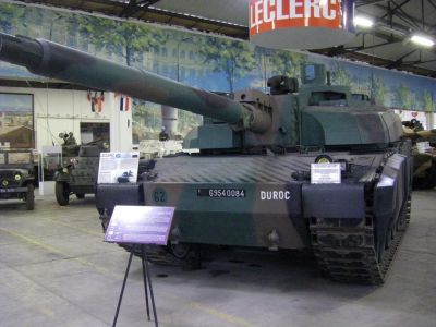 Leclerc
As of 2010, after a French defence review, each of the four regiments operated 60 Leclerc tanks for a total of 240 in operational units; with a further 100 Leclerc in combat ready reserve. Due to finance cuts, only 254 tanks were fully operational in 2011
