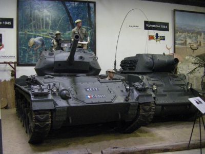 M24 Chaffee
The Light Tank M24 is an American light tank used during the latter part of World War II and in postwar conflicts including the Korean War and, with the French, in the War in Algeria and the First Indochina War
