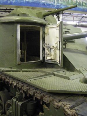 M3 - showing the inside of the (fake) main gun turret
