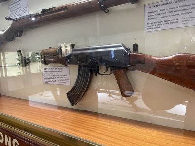 AK 47 Small Arms display
