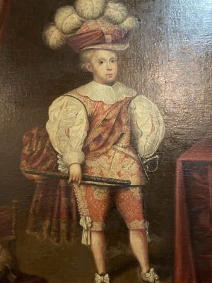 The Emperor as a young man
