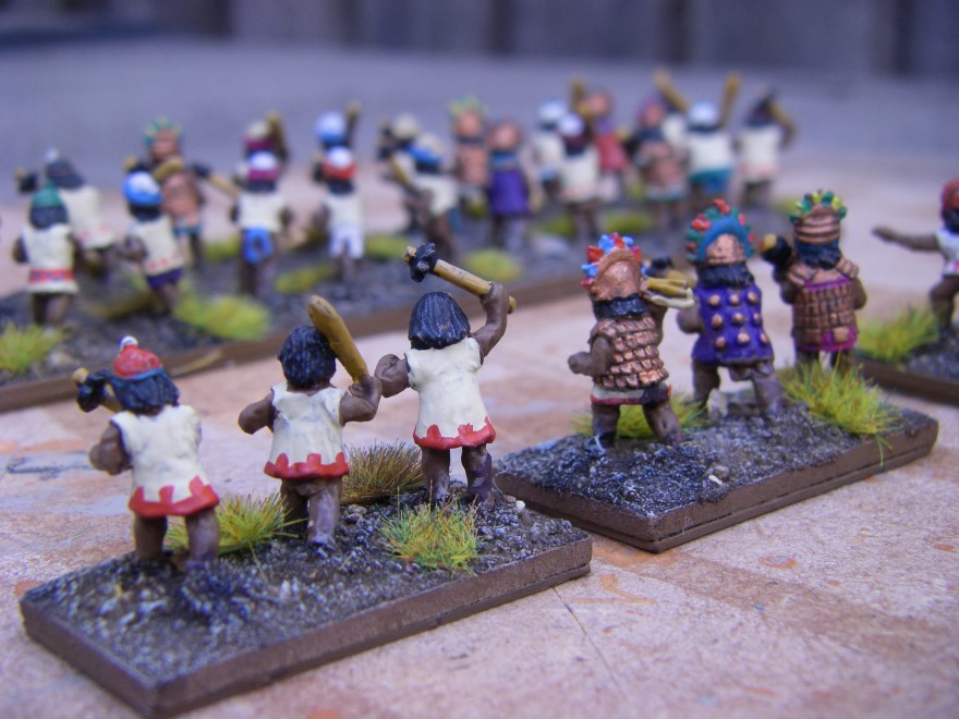 Painting The Chimu Imperial Army 1350-1480AD, Lurkio figures for DBA, 15mm