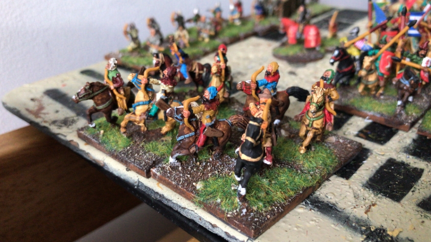 Hungarian Army Photos of Medieval Hungarians for L'Art de la Guerre From Essex Miniatures, 15mm