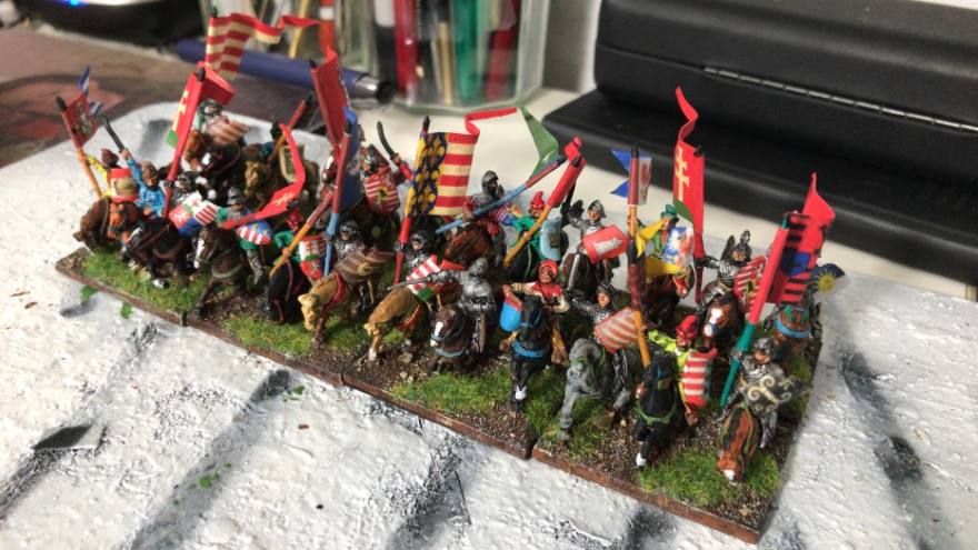 Hungarian Army Photos of Medieval Hungarians for L'Art de la Guerre From Essex Miniatures, 15mm