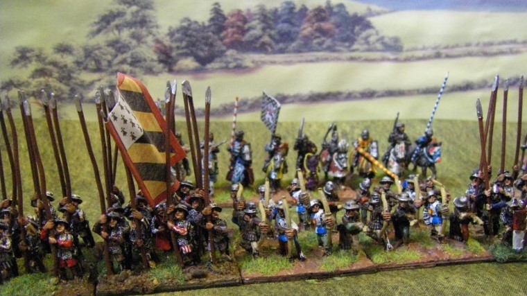 Photos of Medieval Scots, Low Countries, Renaissance Peasants Revolt, 15mm Miniatures for L'Art de la Guerre