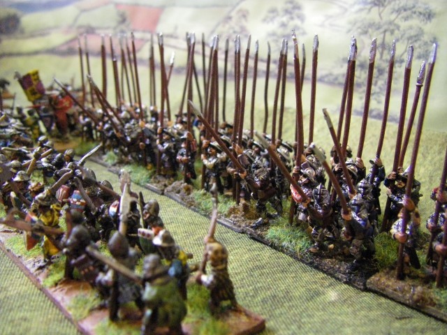 Photos of Medieval Scots, Low Countries, Renaissance Peasants Revolt, 15mm Miniatures for L'Art de la Guerre