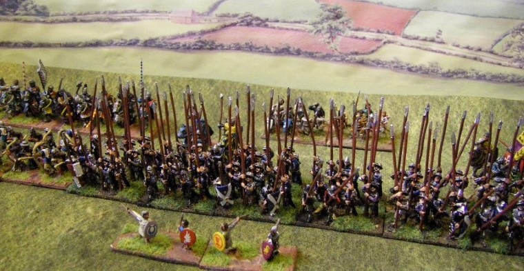 Photos of Medieval Scots, Low Countries, Renaissance Peasants Revolt, 15mm Miniatures for L'Art de la Guerre