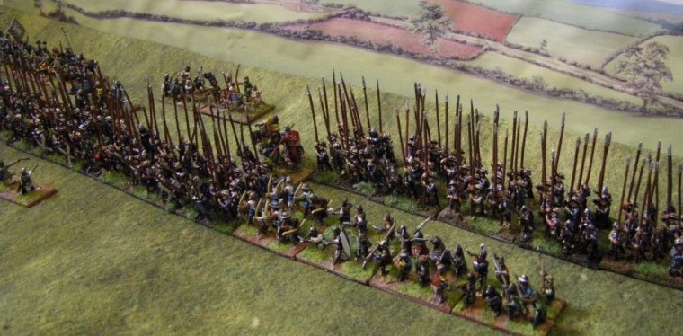 Photos of Medieval Scots, Low Countries, Renaissance Peasants Revolt, 15mm Miniatures for L'Art de la Guerre