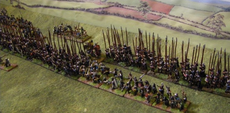 Photos of Medieval Scots, Low Countries, Renaissance Peasants Revolt, 15mm Miniatures for L'Art de la Guerre