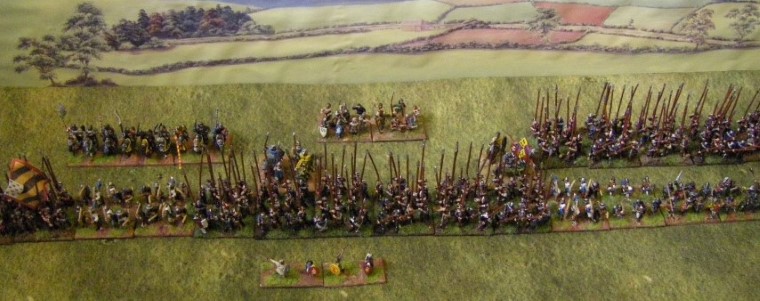 Photos of Medieval Scots, Low Countries, Renaissance Peasants Revolt, 15mm Miniatures for L'Art de la Guerre