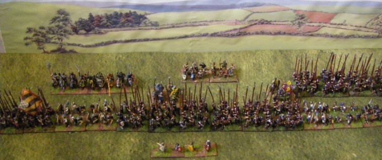 Photos of Medieval Scots, Low Countries, Renaissance Peasants Revolt, 15mm Miniatures for L'Art de la Guerre