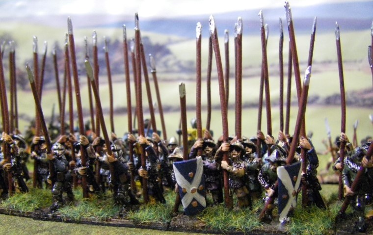 Photos of Medieval Scots, Low Countries, Renaissance Peasants Revolt, 15mm Miniatures for L'Art de la Guerre