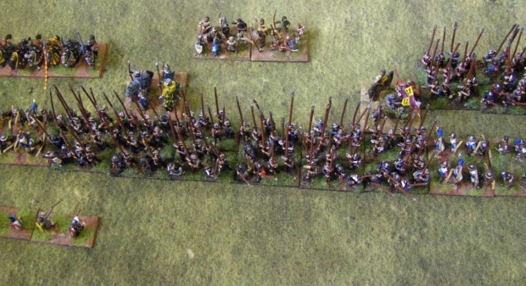 Photos of Medieval Scots, Low Countries, Renaissance Peasants Revolt, 15mm Miniatures for L'Art de la Guerre