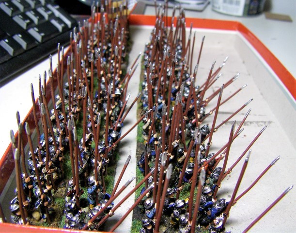 Photos of Medieval Scots, Low Countries, Renaissance Peasants Revolt, 15mm Miniatures for L'Art de la Guerre