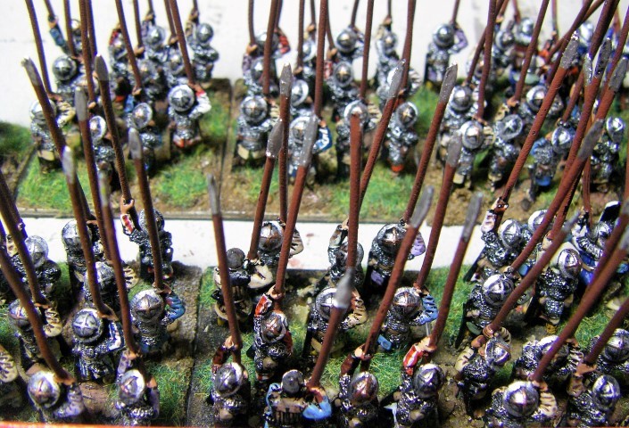 Photos of Medieval Scots, Low Countries, Renaissance Peasants Revolt, 15mm Miniatures for L'Art de la Guerre