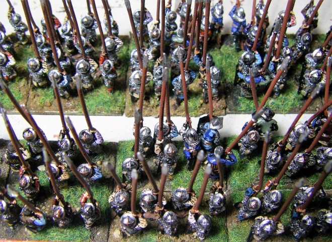 Photos of Medieval Scots, Low Countries, Renaissance Peasants Revolt, 15mm Miniatures for L'Art de la Guerre