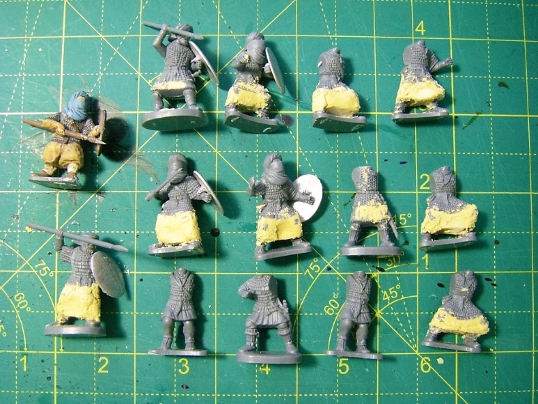 ADLG, 28mm kitbashed Arab Infantry: Gripping Beast, Fireforge, 28mm