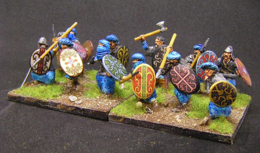 ADLG, 28mm kitbashed Arab Cavalry: Gripping Beast, Fireforge, 28mm