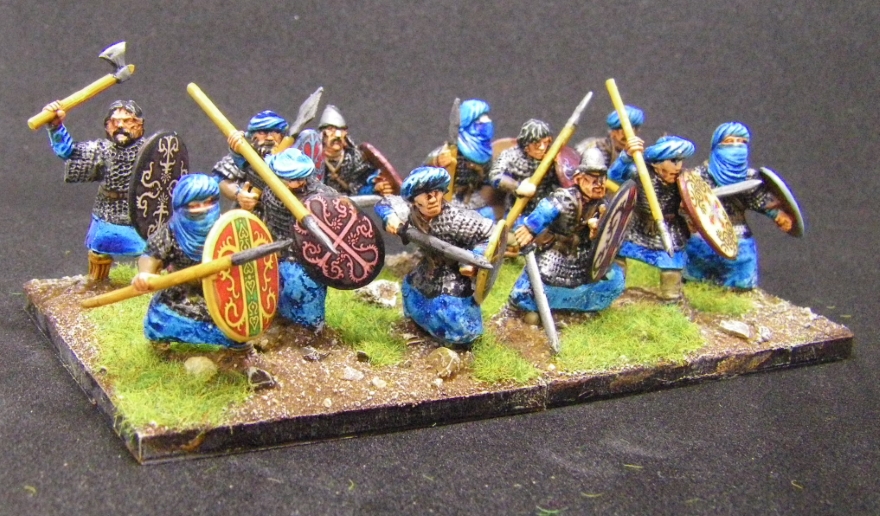 ADLG, 28mm kitbashed Arab Cavalry: Gripping Beast, Fireforge, 28mm