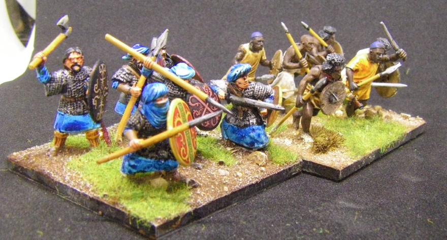 ADLG, 28mm kitbashed Arab Cavalry: Gripping Beast, Fireforge, 28mm