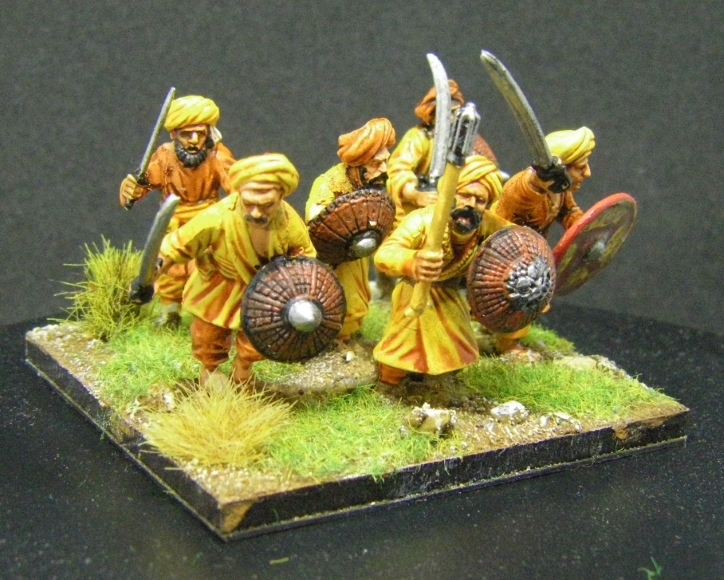 ADLG, 28mm kitbashed Arab Infantry: Perry 28mm