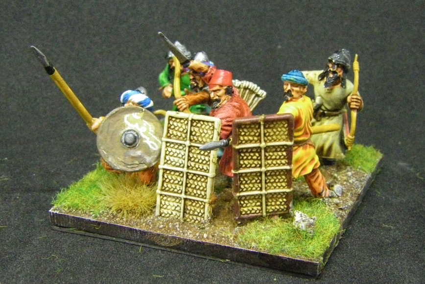 ADLG, 28mm kitbashed Arab Infantry: Gripping Beast, Fireforge, 28mm