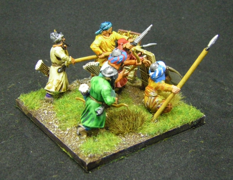 ADLG, 28mm kitbashed Arab Infantry: Gripping Beast, Fireforge, 28mm