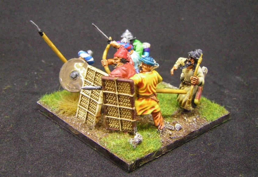 ADLG, 28mm kitbashed Arab Infantry: Gripping Beast, Fireforge, 28mm