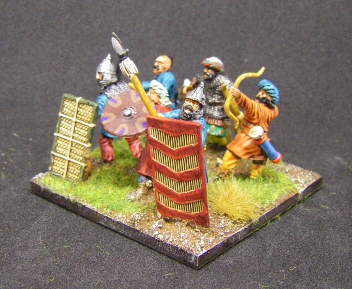 ADLG, 28mm kitbashed Arab Infantry: Gripping Beast, Fireforge, 28mm